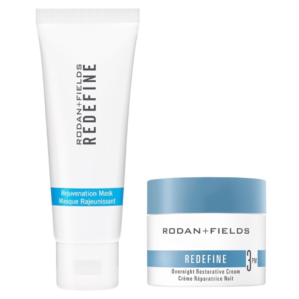 Rodan + Fields Redefine Overnight Restorative Cream and Rejuvenation Mask NEW